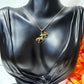 18k Solid Gold Male Sagittarius Pendant, Solid Gold Sagittarius Pendant Charm