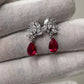 AAA Cubic Zirconia Sterling Silver Drop Earrings