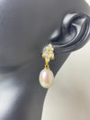 Marquise Pearl Drop Earrings