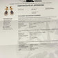 18k Gold Plated 925 Silver Red Garnet Earrings