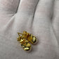 18K Solid Gold Freshwater Pearl Drop Earrings with Moissanite Stones
