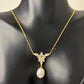 Marquise Pearl Drop Necklace