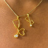 14k Solid Gold Stethoscope Pendant