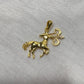 18k Solid Gold Male Sagittarius Pendant, Solid Gold Sagittarius Pendant Charm