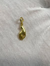 18k Solid Gold Mudra Bracelet Charm